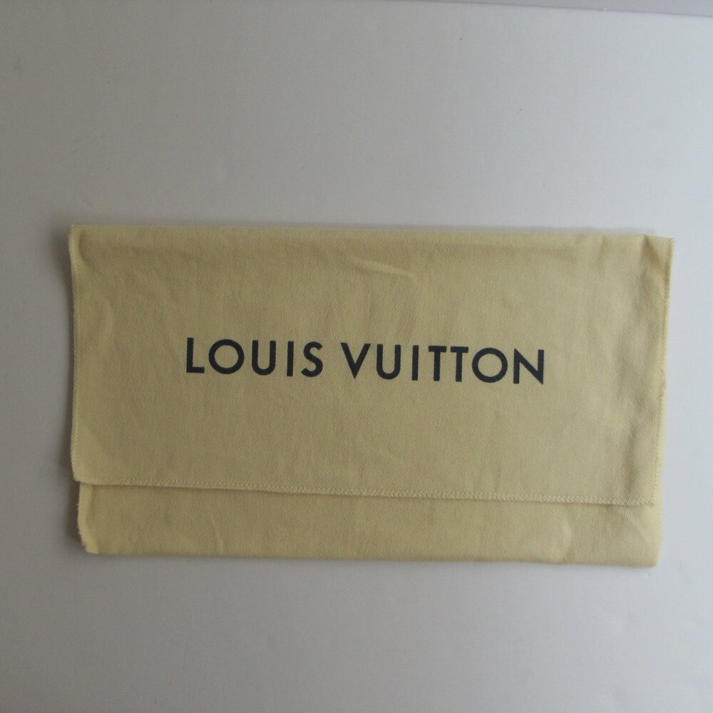Louis Vuitton Dust Bag Envelope Flap Style 13" x 7 1/4” Authentic 100% Cotton